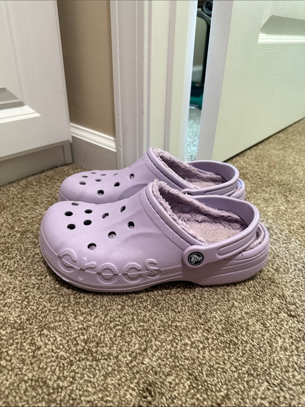 CROCS Women’s Fleece Classic Lined Clog - Lavender